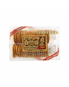 自然味良品香草奶油夾心餅 165G