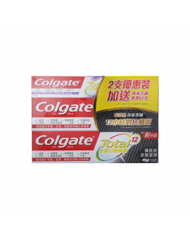 高露潔全效備長炭深層潔淨牙膏 150Gx2'S (+65G牙齦護理)