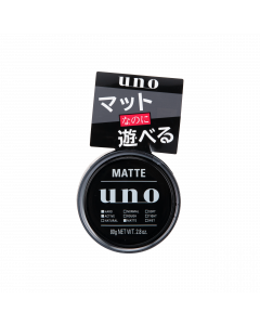 UNO MATTE 定型髮蠟(特強)(黑) 80G