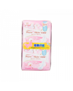 PURE SKIN純肌+絲薄夜用16PCSx2PCS (28CM)