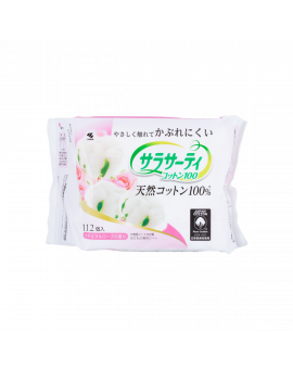 100%純棉抗敏衛生護墊-玫瑰香 112PCS