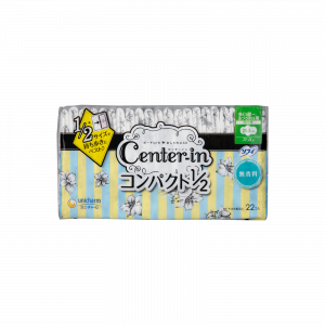 CENTER-IN纖薄棉柔日用護翼衛生巾 - 無香 21.5CM 22'S