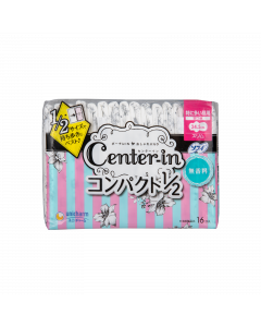 CENTER-IN纖薄棉柔日用護翼衛生巾 - 無香 24.5CM 16'S