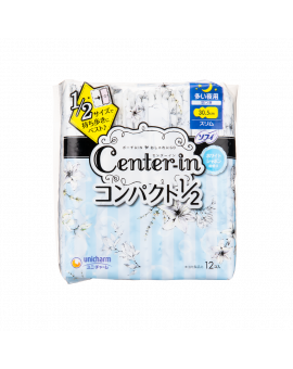 CENTER-IN 纖薄棉柔多量日用/夜用護翼衛生巾 - 皂香 30.5CM 12PCS