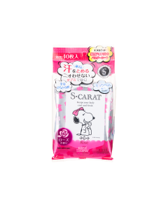 藥用止汗清爽濕紙巾-玫瑰香 40PCS