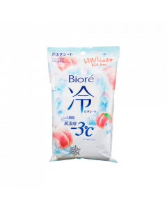 -3℃超爽涼感降溫止汗濕巾-桃子香 20PCS