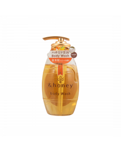 AND HONEY 保濕潤澤蜂蜜沐浴露-桂花蜂蜜香 500ML (黃)