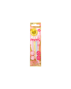 貝印 PRETTY 女士L型面部細緻除毛剃刀 3'S