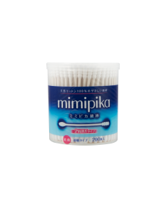DAISAN COTTON LABO MIMIPIKA 2WAY紙軸棉花棒 200'S