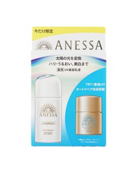 SHISEIDO ANESSA 安耐曬全效濾光活膚UV乳液SPF50 30ML (極防水美肌UV乳液12ML)