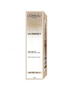 LOREAL 歐萊雅高效防護抗曬隔離水凝乳 (小銀管)SPF50 30ML