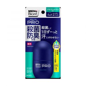 BIORE 碧柔男士PRO止汗爽身淨味劑走珠型 - 柚子清香 55ML