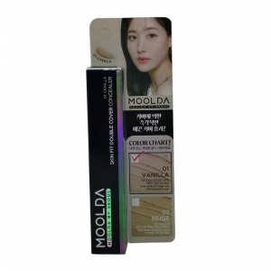 MOOLDA 一遮驚人水潤遮瑕膏#01明亮白皙膚色 8G