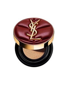 YSL 聖羅蘭輕透無重羽毛氣墊粉底SPF23#10 14G (酒紅皮革盒)