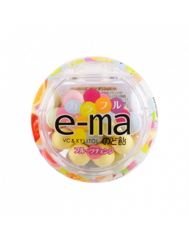 味覺糖 E-MA 盒裝果汁糖-幻彩什果 33G