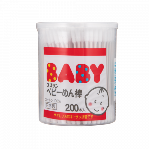 嬰兒專用潔淨棉花捧 200PCS