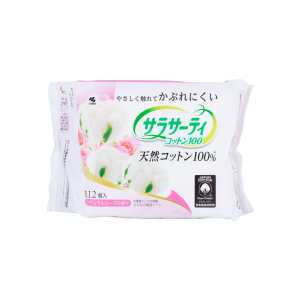 100%純棉抗敏衛生護墊-玫瑰香 112PCS