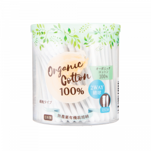 天然有機栽培雙頭棉花棒 180PCS