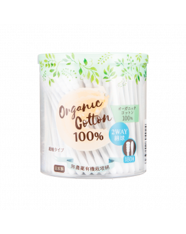 天然有機栽培雙頭棉花棒 180PCS