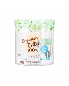 天然有機栽培雙頭棉花棒 180PCS