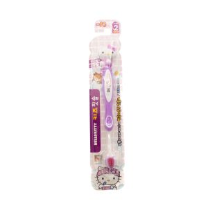HELLO KITTY 造型牙刷(3-5歲) (紫/紅色)