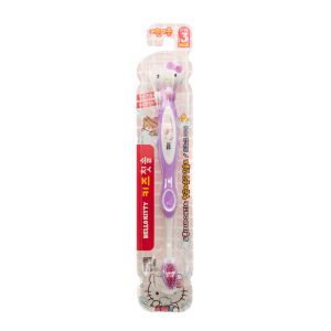HELLO KITTY 造型牙刷(6-12歲) (紫/紅色)
