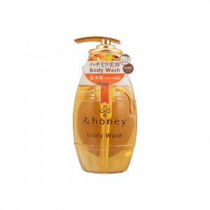 AND HONEY 保濕潤澤蜂蜜沐浴露-桂花蜂蜜香 500ML (黃)